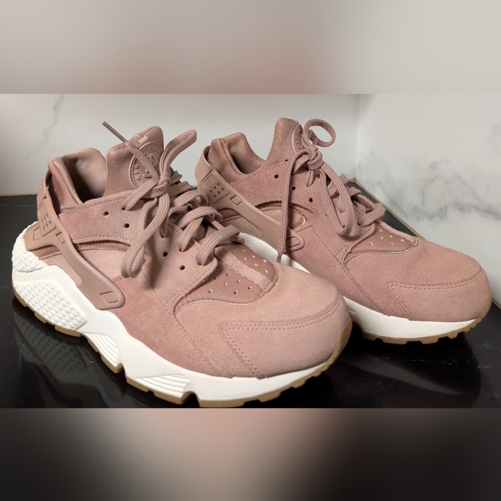 Nike Wmns Air Huarache Run SD 'Particle Pink' Sneakers Size 9.5 MSRP $135 - Picture 5 of 12